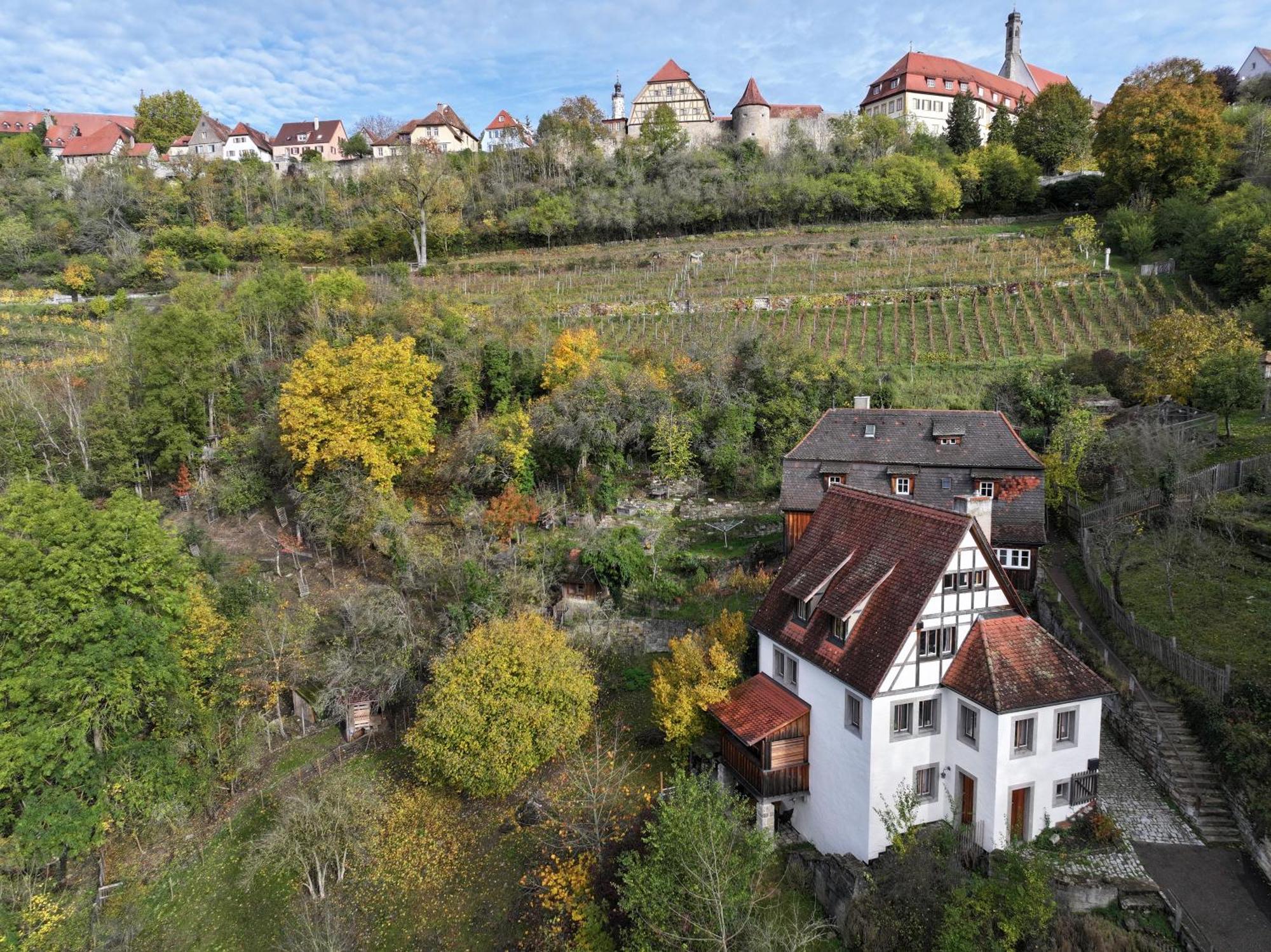 Ferienhaus Kobolzeller Schloesschen A.D.Weinsteige Rothenburg ob der Tauber Eksteriør bilde